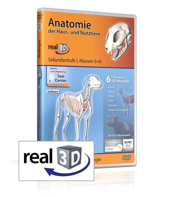 Anatomie der Haus- und Nutztiere - real 3D Software