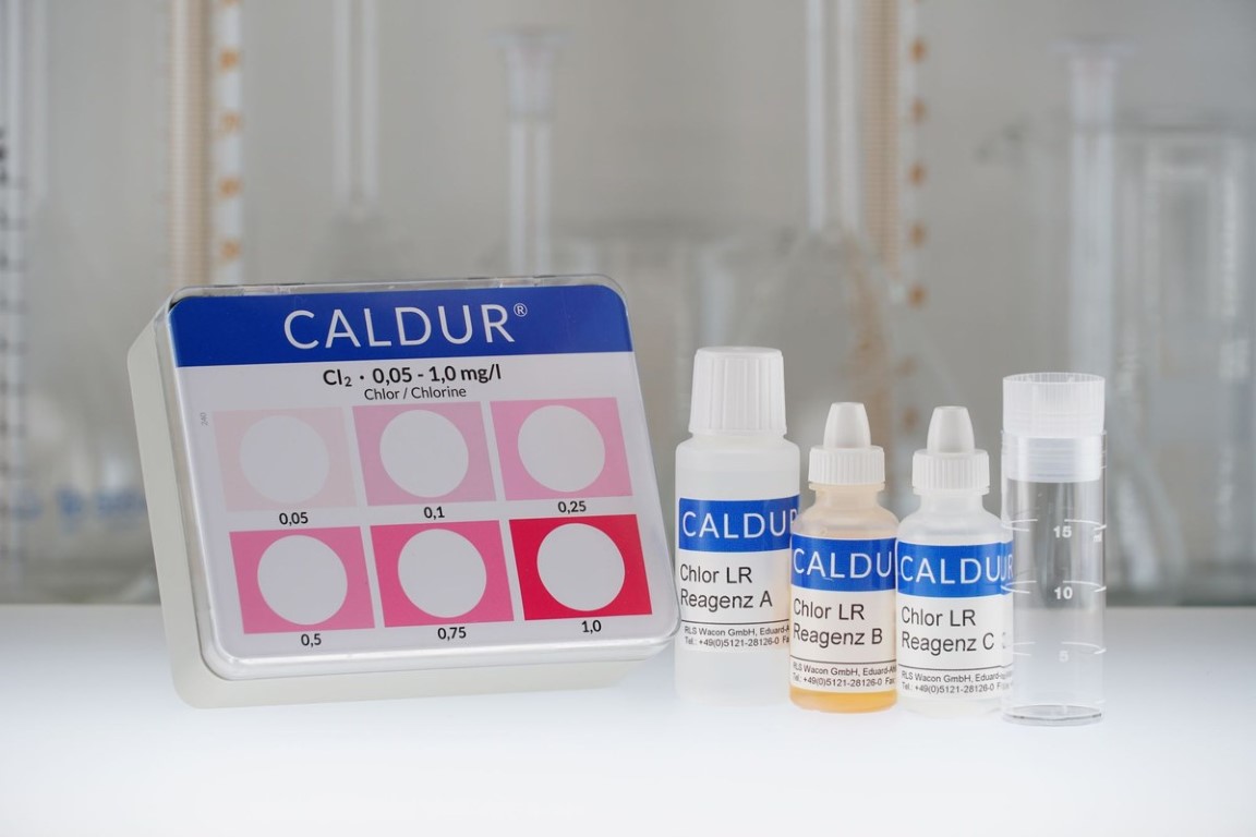 Caldur Chlor - Farbvergleichstest für die Wasseranalyse