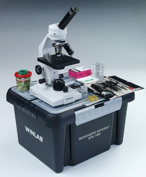 Mikroskop Kofferset HPM 1000