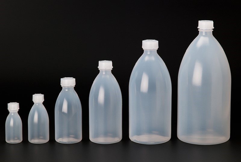 Enghalsflasche aus Polyethylen