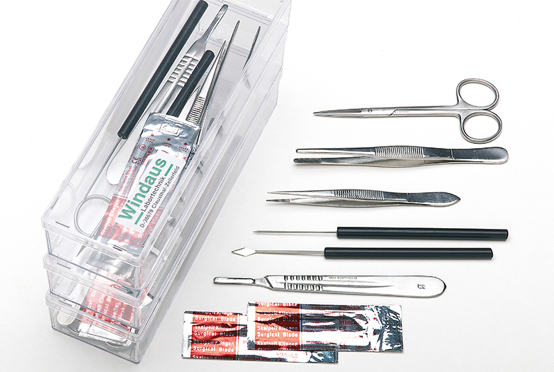 Mikroskopier-Besteck