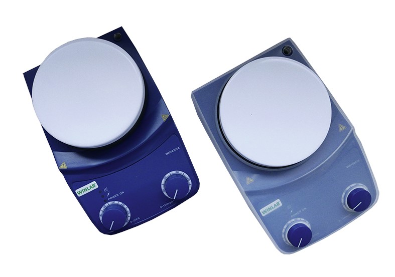 WINLAB Magnetrührwerk 2010 mit Heizplatte inkl. Silikon-Schutzhaube