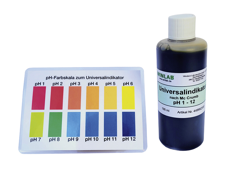 Universalindikator, flüssig nach MC Crumb