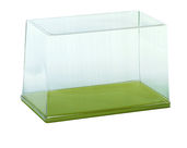 Transparente Staubschutzschachtel