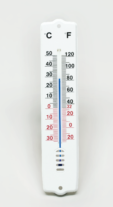 Celsius-Fahrenheit-Thermometer, 10/+50 °C