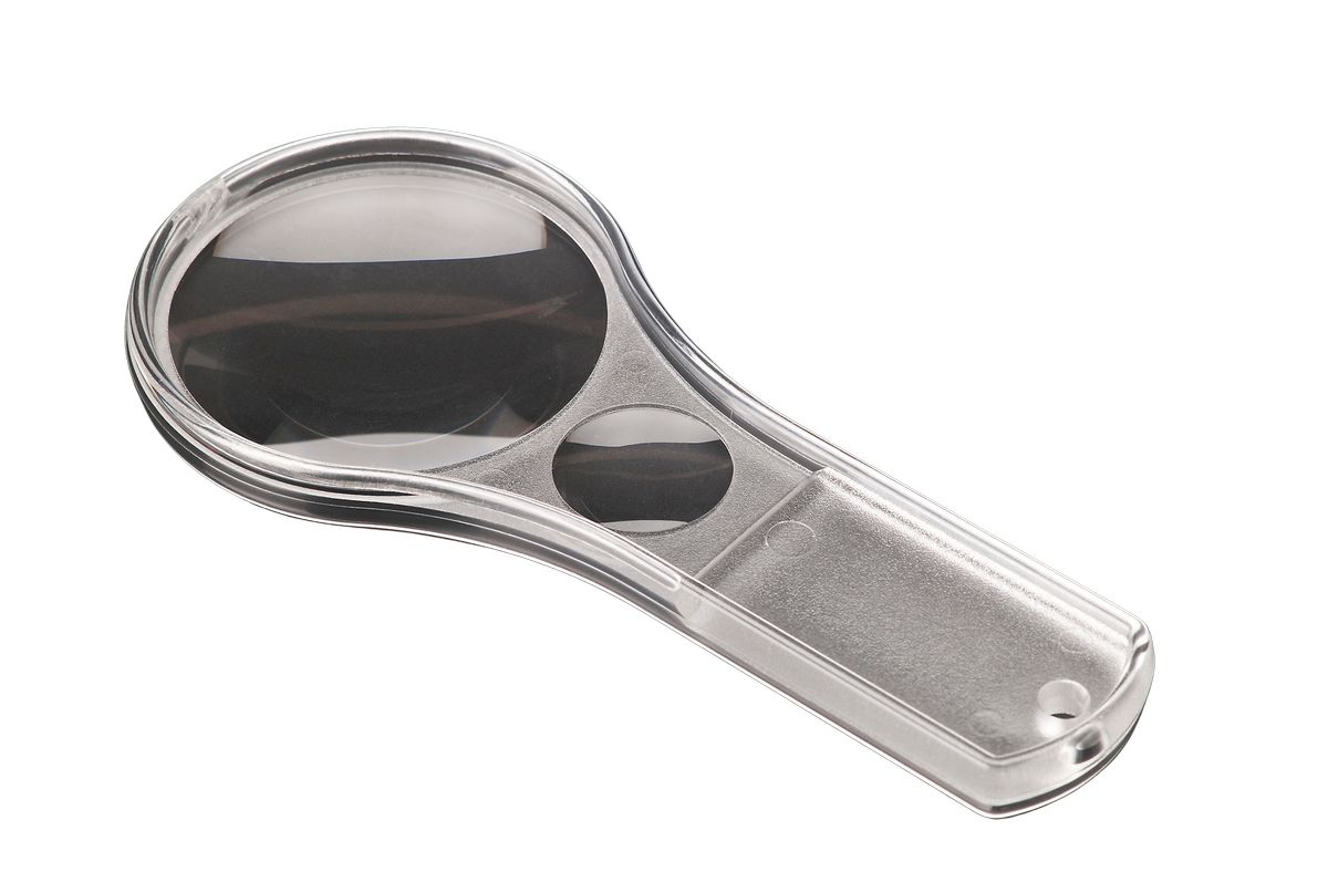 Zwei Handlupen in Einer