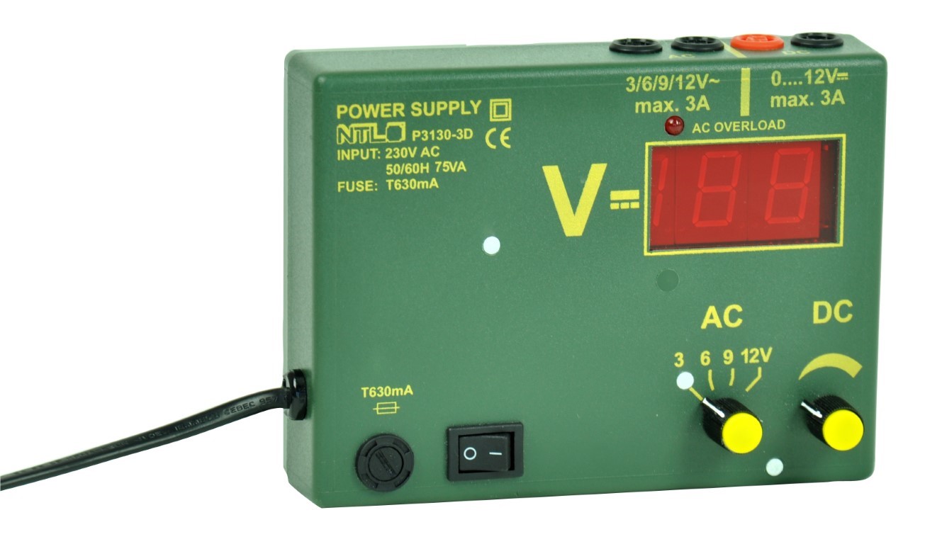 Kleinspannungsnetzgerät mit Digitalanzeige