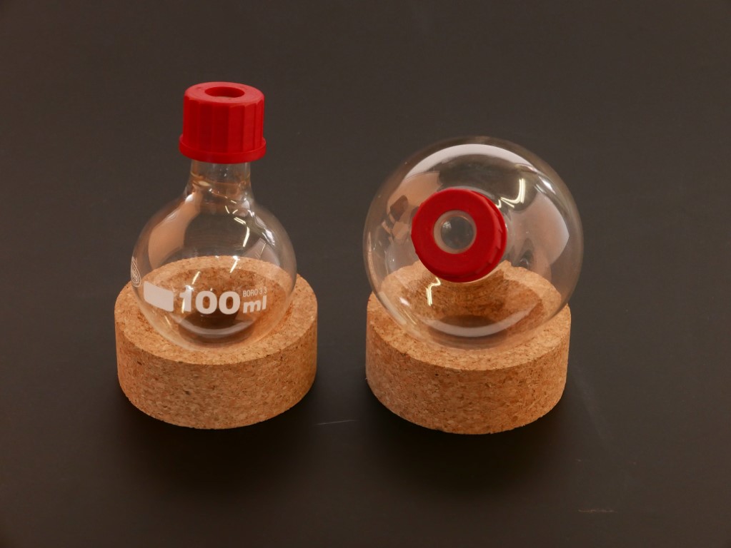 Rundkolben 100ml mit GL 25