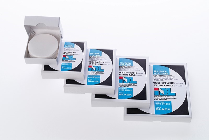 Rundfilter, schwarzband