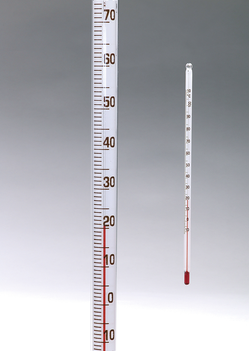 Schülerthermometer -10 bis +110°C, rote Füllung