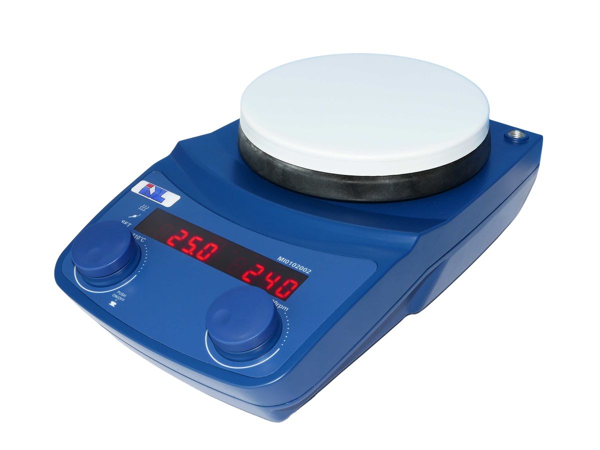 Magnetrührwerk mit runder Heizplatte , Typ LED 2002 LED