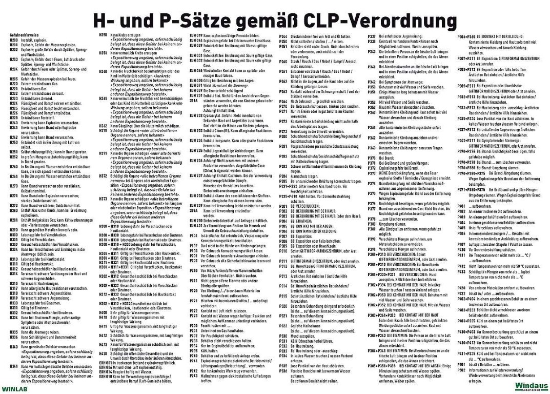 Infotafel ''H-und P-Sätze''