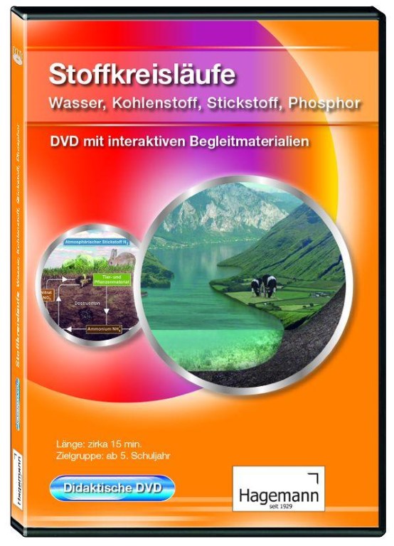 Didaktische DVD - Stoffkreisläufe, Wasser, Kohlenstoff, Stickstoff, Phosphor