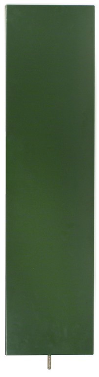 Metallplatte auf Stiel, schmal