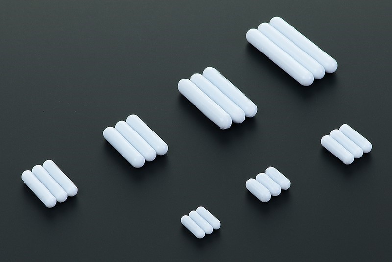 Magnetrührstäbchen, zylindrisch aus PTFE