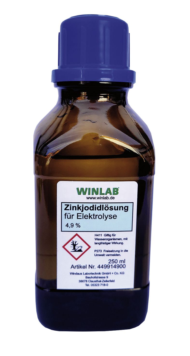 Zinkjodidlösung für Elektrolyse, 250 ml