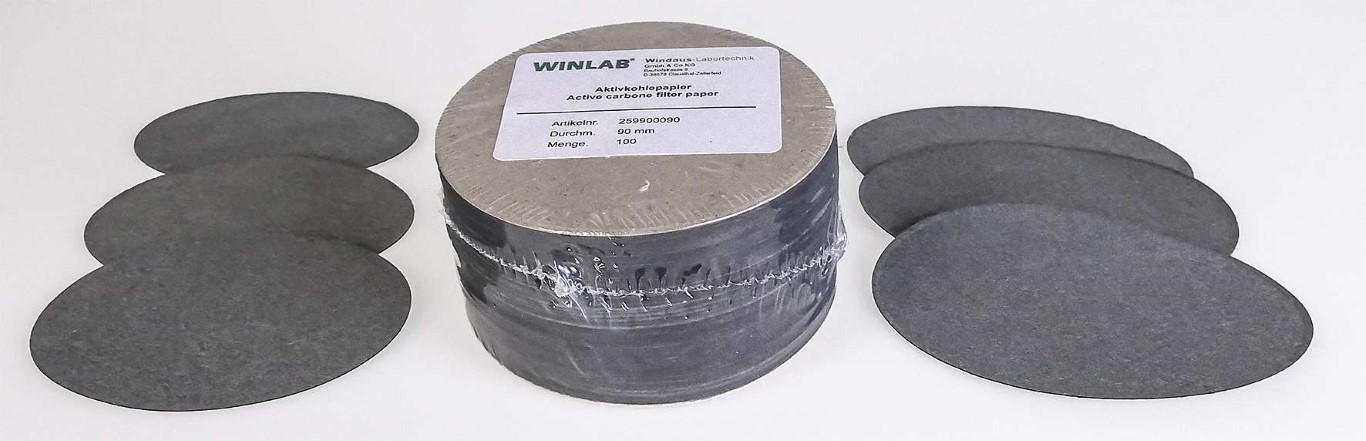 Aktivkohle-Rundfilter