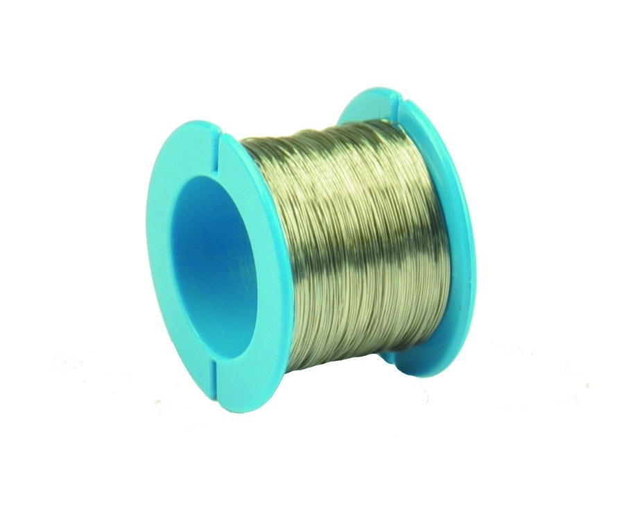 Konstantandraht, D = 0,2 mm, Rolle, blau