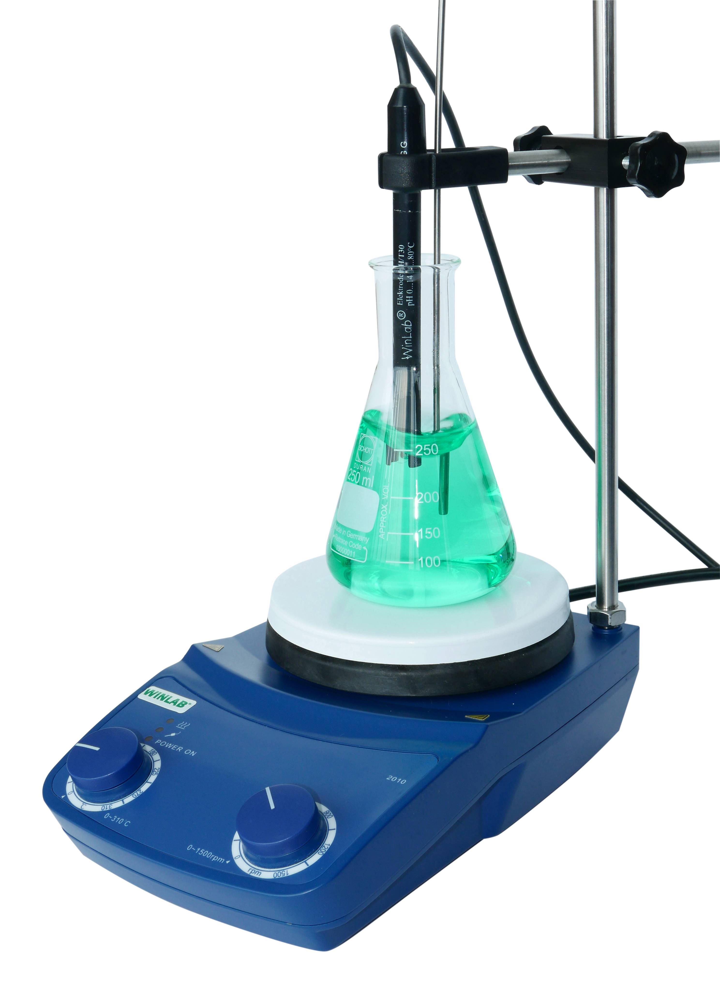 Magnetrührwerk mit Heizplatte