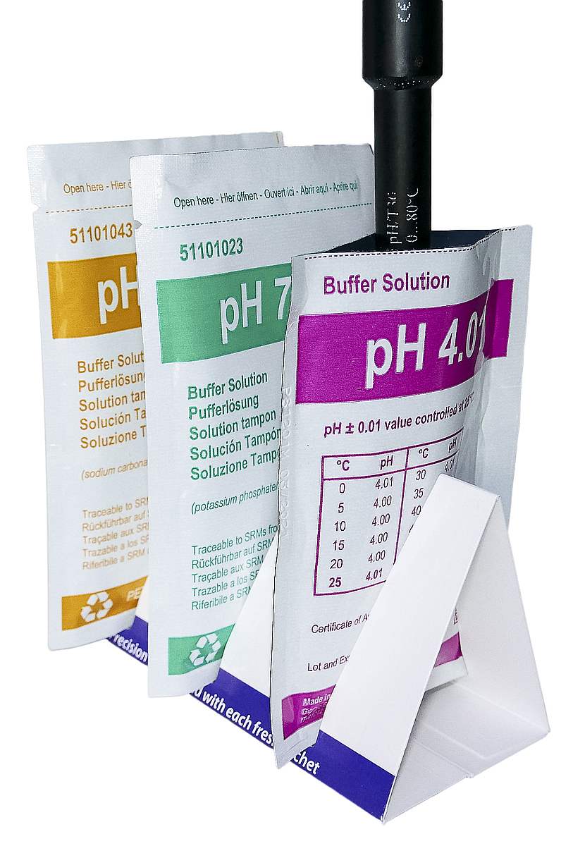 Pufferlösungen im Beutel - 20er Set pH 4/7