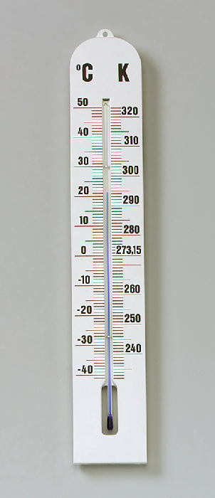 Celsius-Kelvin-Thermometer, -40/+50 °C