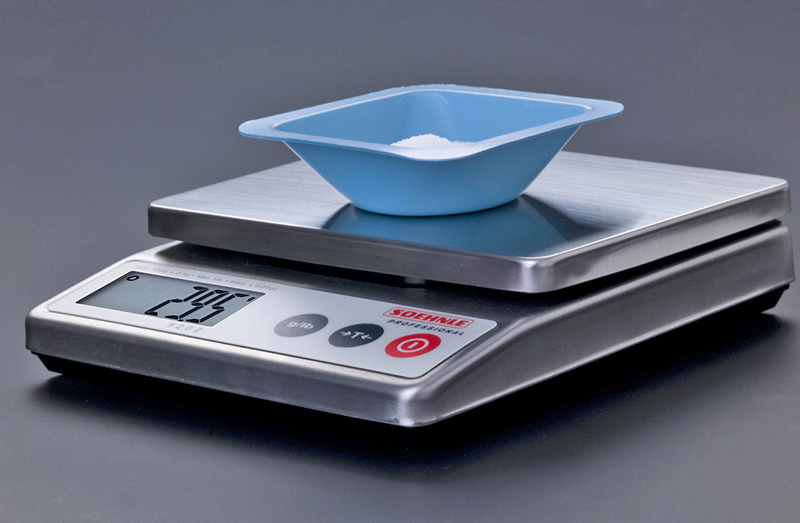 Präzisionswaage mit Edelstahl-Gehäuse
