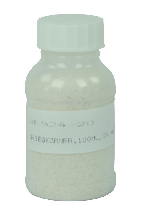 Grieskörner, 100 ml, in Kunststoffflasche