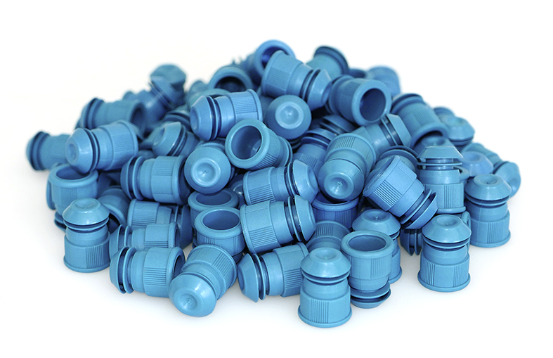 Lamellenstopfen für 16mm Reagenzgläser, 100 Stück