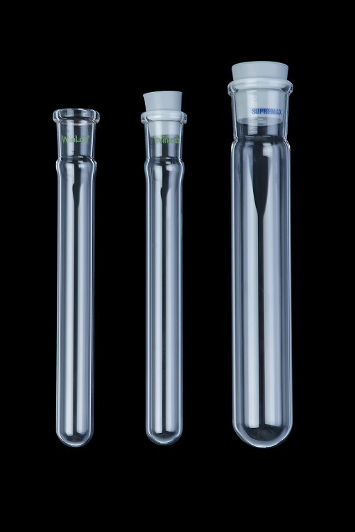 Reagenzglas mit Stopfenbett