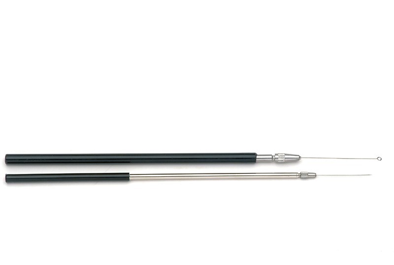 Präpariernadelhalter mit Aluminiumheft, 170mm