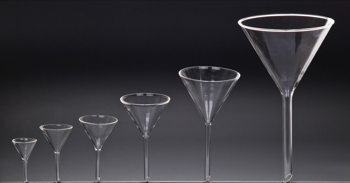 Trichter aus Borosilkatglas 3.3