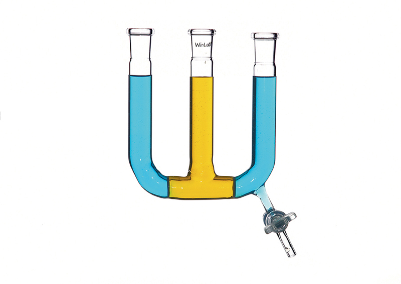 Doppel-U-Rohr mit 2 Fritten