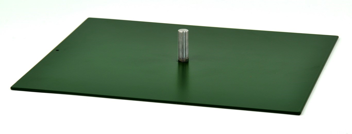 Platte auf Stiel, groß,