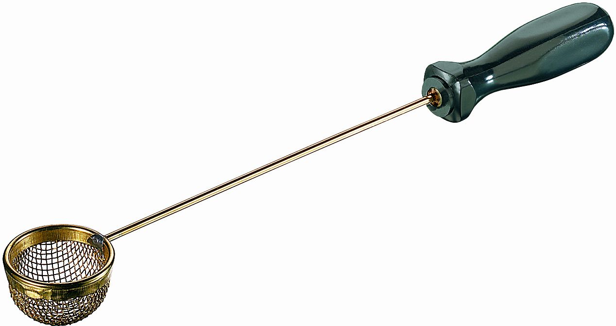 Natriumlöffel mit Messinggewebe