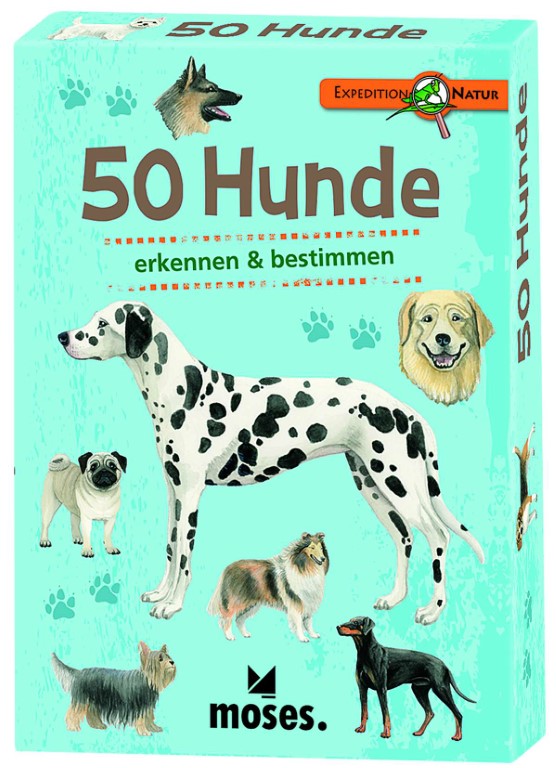 Bestimmungskarten 50 Hunde