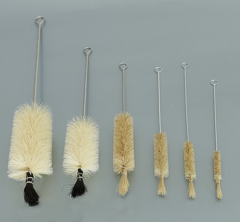 Reagenzglasbürste mit Kopfbündel