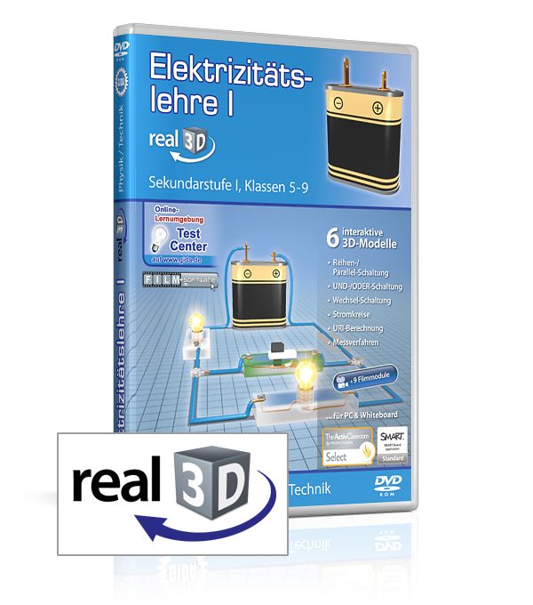 Elektrizitätslehre I - real3D Software