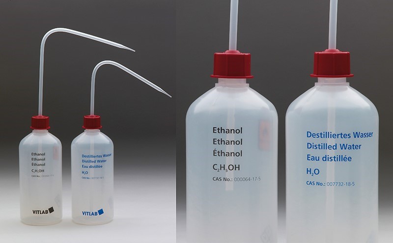 Spritzflasche mit Aufdruck