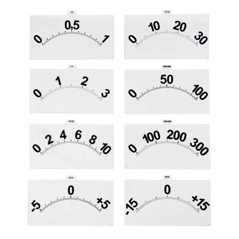 Wechselskalen, transparent, Satz 8 Stk.