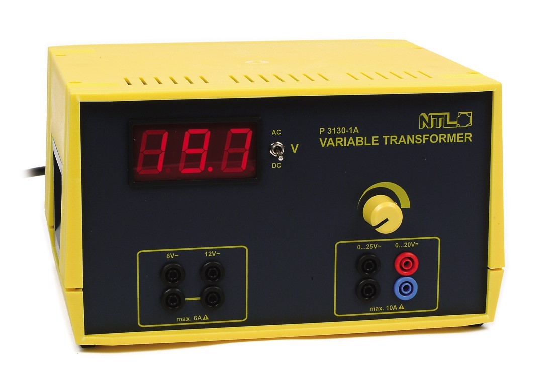 Kleinspannungsstelltrafo mit Digitalanzeige