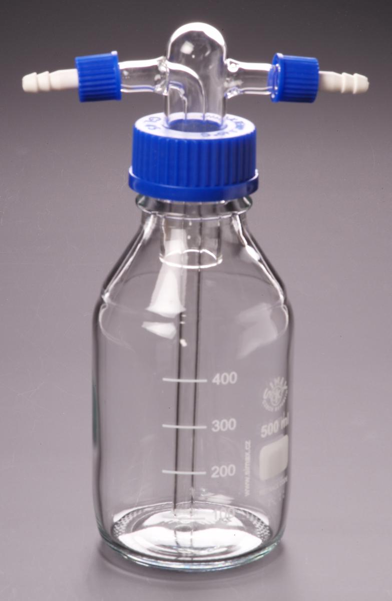 Gaswaschflasche mit GL