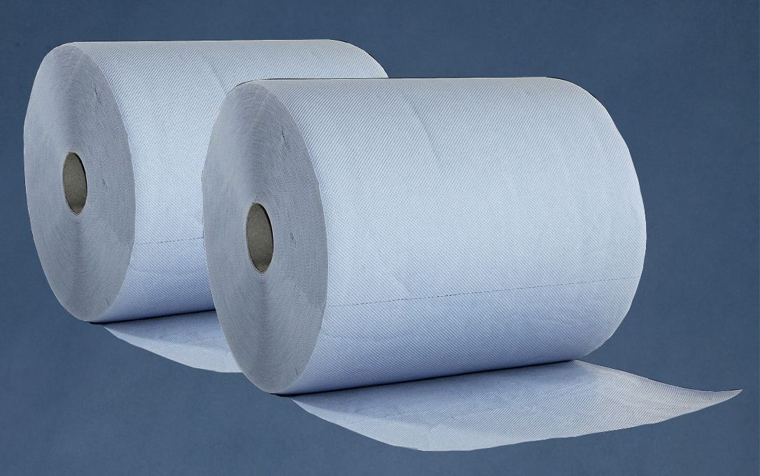 Putzpapier - Rolle, Bluetech Blau