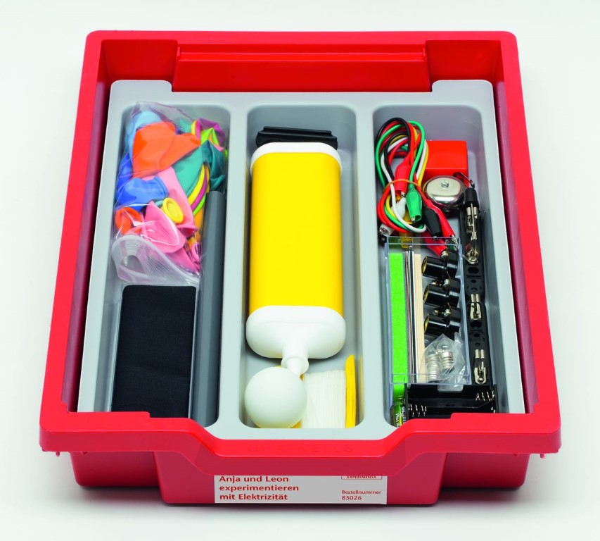 KiGa Experimentierbox " Anja und Leon experimentieren mit Elektrizität"