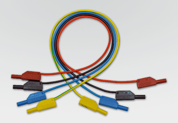 Sicherheits-Experimentierkabel, schwarz, 50 cm