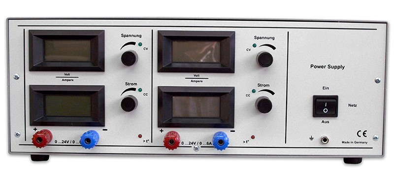 Doppelspannungs-Netzgerät mit 2 Ausgängen